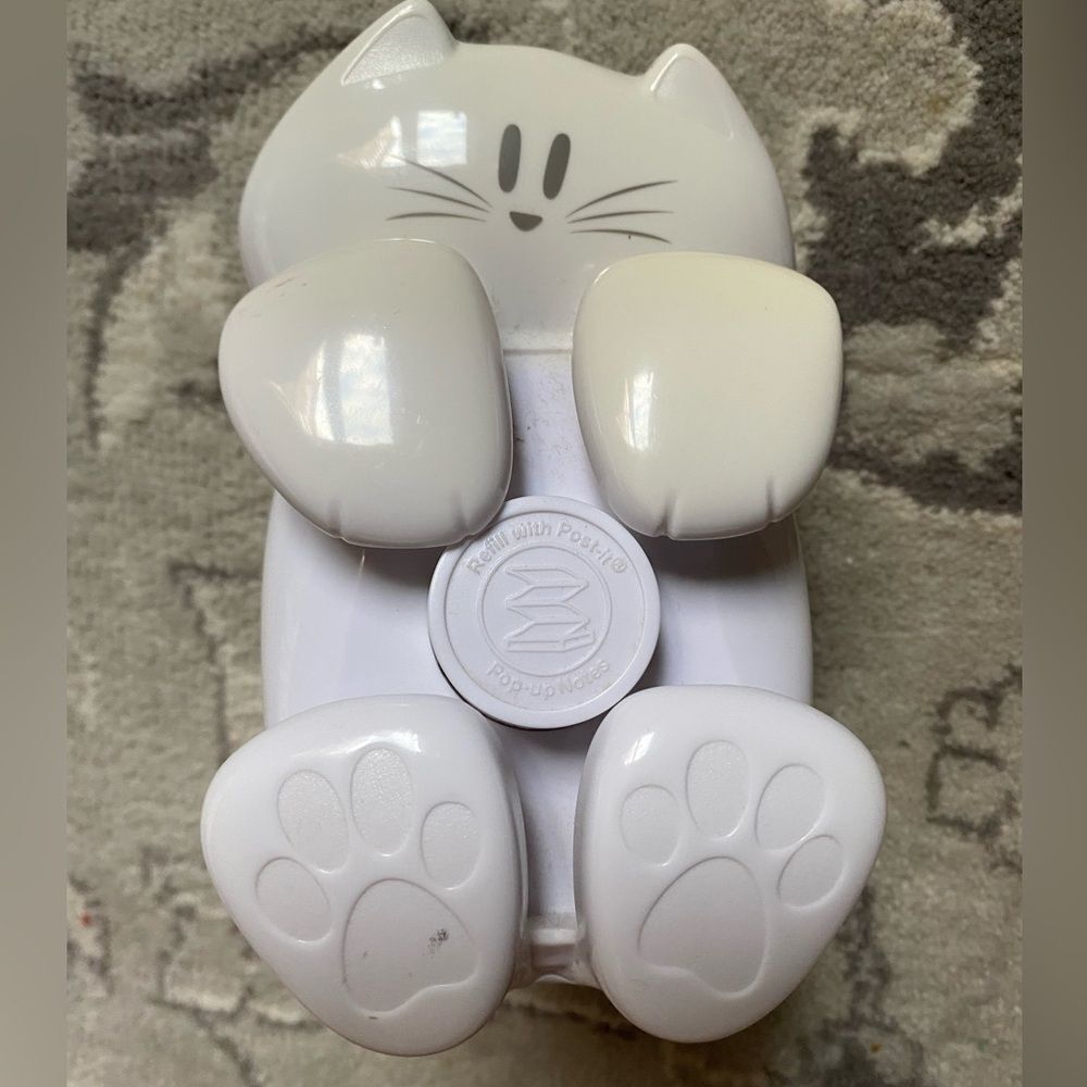 Post It’s Cat Paperweight Post it notes dispenser - Picture 5 of 5